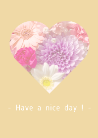 Flowers and hearts. Colorful -23-