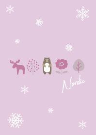 nordic winter（ピンク×ブルー）