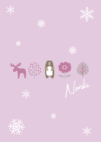 nordic winter(pink blue)