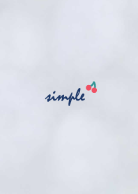 Cherry watercolor'Navy'