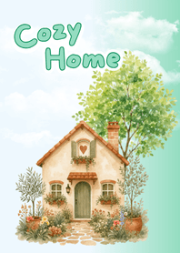 Cozy Home Blue & Green