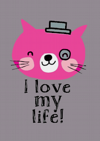 Pink Cat, i love my life.