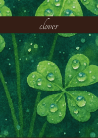 Clover Time on brown
