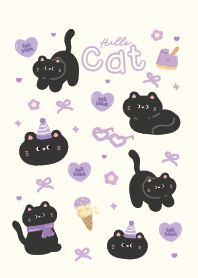 แมวน้อยน่ารัก เลิฟสีม่วงสุดๆ :-)