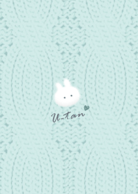 Rabbit and Knit2 bluegreen33_2