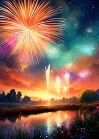 Beautiful Fireworks Theme#113