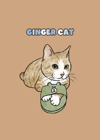 gingercat6 - burly wood