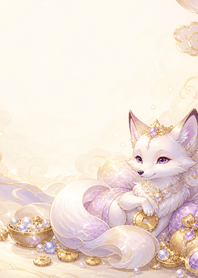 Pearl Topaz Fox Coin Fortune