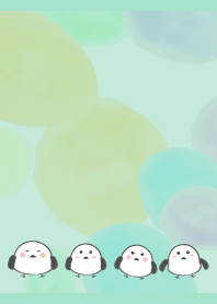 Long tailed tit in cozy BG