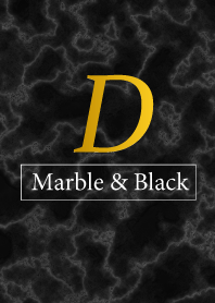 D-Marble&Black-Initial