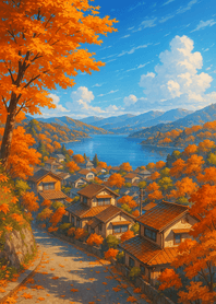 Autumn Lake Village Serenity