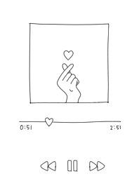 韓国語♡モノトーン