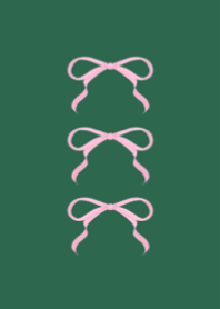 Triple Ribbon (Green & Pink)