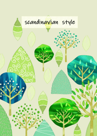 A rich Nordic forest in the daytime.