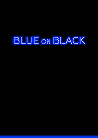 BLUE on BLACK