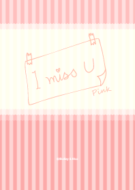 I miss U(粉紅)
