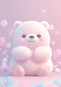 น้องหมีอ้วนแก้มชมพู