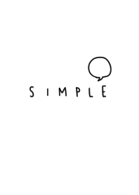 Simple + a little speech bubble