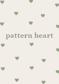 pattern miniheart_greenbeige