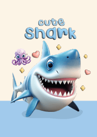 Shark Happy Cute!