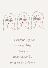 everyday is a newday (cocoa brown)