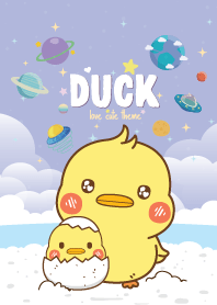 เป็ดน้อย น่าร๊ากกก สีม่วง