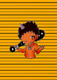 red oni boy
