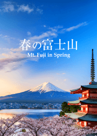 "Mt. Fuji in spring vol.4" theme