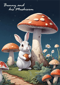 Bunny and his Mushroom [Night]