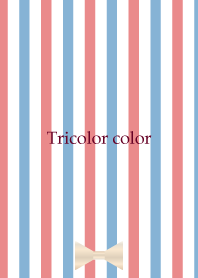 Tricolor color.