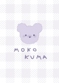 MOKO KUMA - Plaid -  #purple
