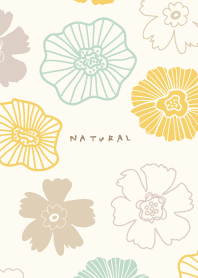 Darkish color flower bed yellow4 Japan