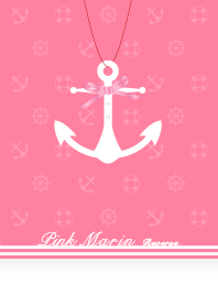 Pink Marine reverse red thread