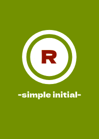 simple initial-R- THEME 46