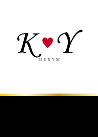 Love Initial K&Y