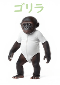 子供ゴリラのふしぎな世界
