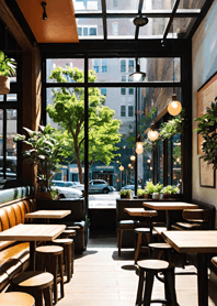 Cozy Coffee shop B4A6Be