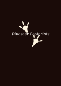 Dinosaur Footprints [elegant black]