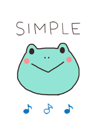 ゆるい手書きカエルのシンプル着せ替え Line 着せかえ Line Store