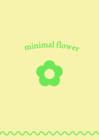 Minimal Flower - yellow