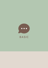 Simple&Basic レトログリーン&グレージュ