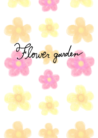 Flower garden-Red-