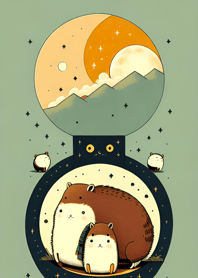 Ukiyo-e - Capybara D0f7eC