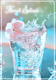 gray Sparkling Flower Splash02_2