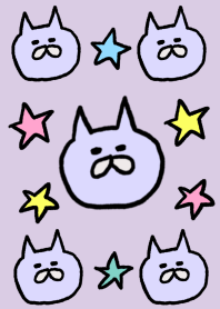 Purple dream cat