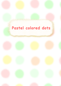 Pastel colored dots