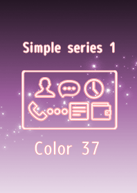 Simple series 1 -Color 37 -