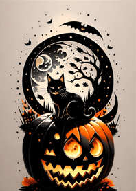 halloween cat 8c8E5a