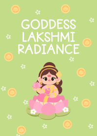 Goddess Lakshmi Radiance (green)