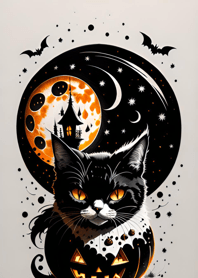 浮世絵万聖節猫 6de0C3